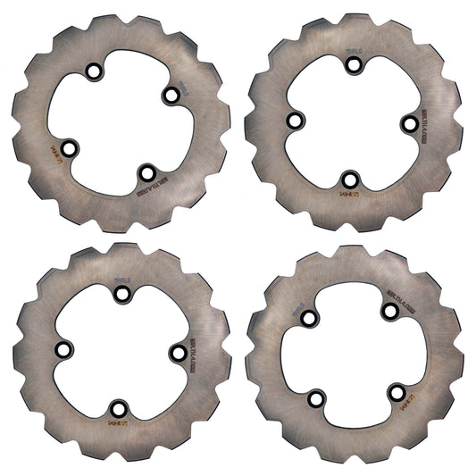 CFMoto UForce 1000/600 2019-2025 Ridge Rider Disc Brake Rotors - Full Vehicle Set (Front & Rear) - Brake Rotors