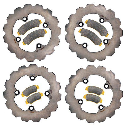 CFMoto UForce 1000/600 2019-2026 Ridge Rider Rotor and Pad Kit - Pad & Rotor Kit
