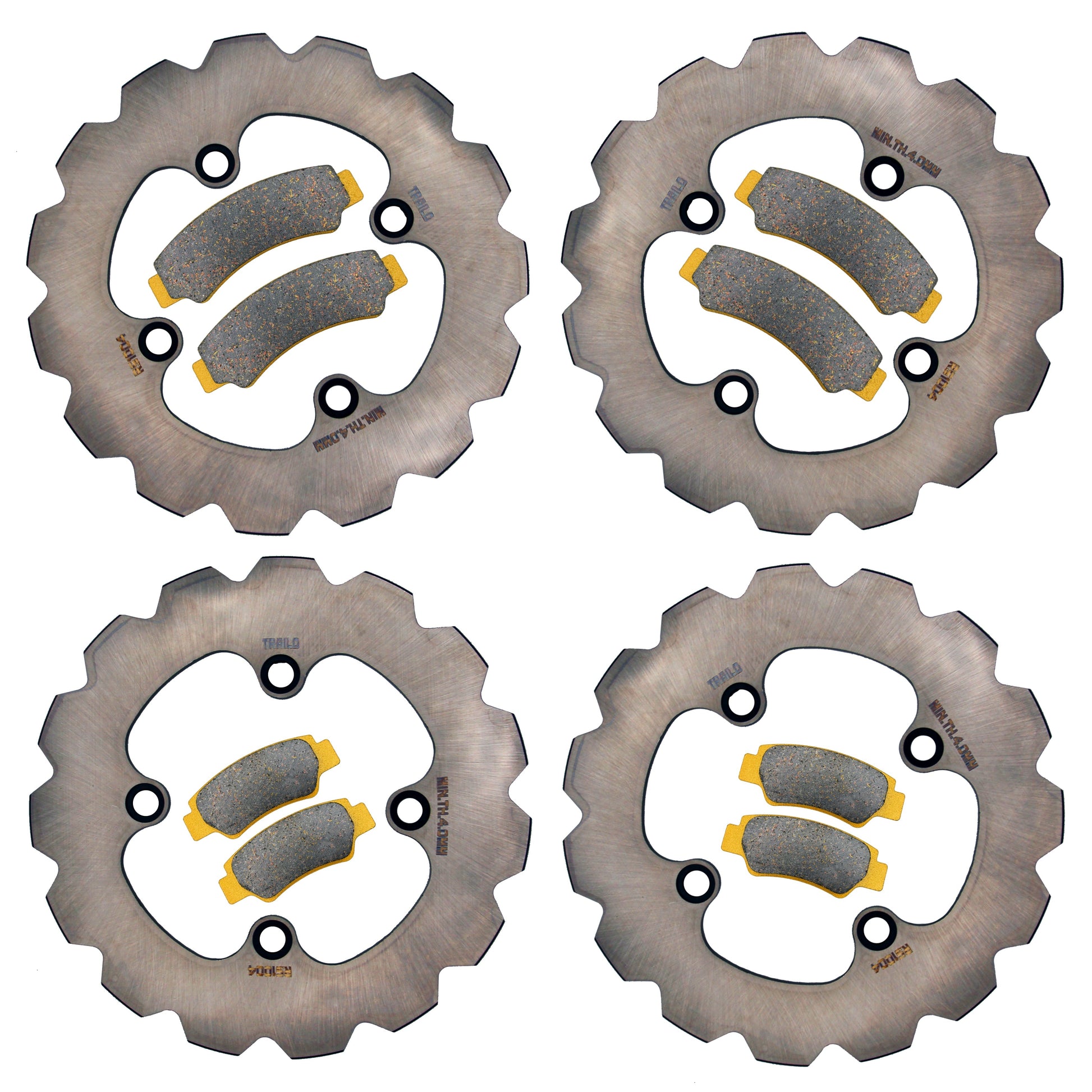 CFMoto UForce 1000/600 2019-2026 Ridge Rider Rotor and Pad Kit - Pad & Rotor Kit