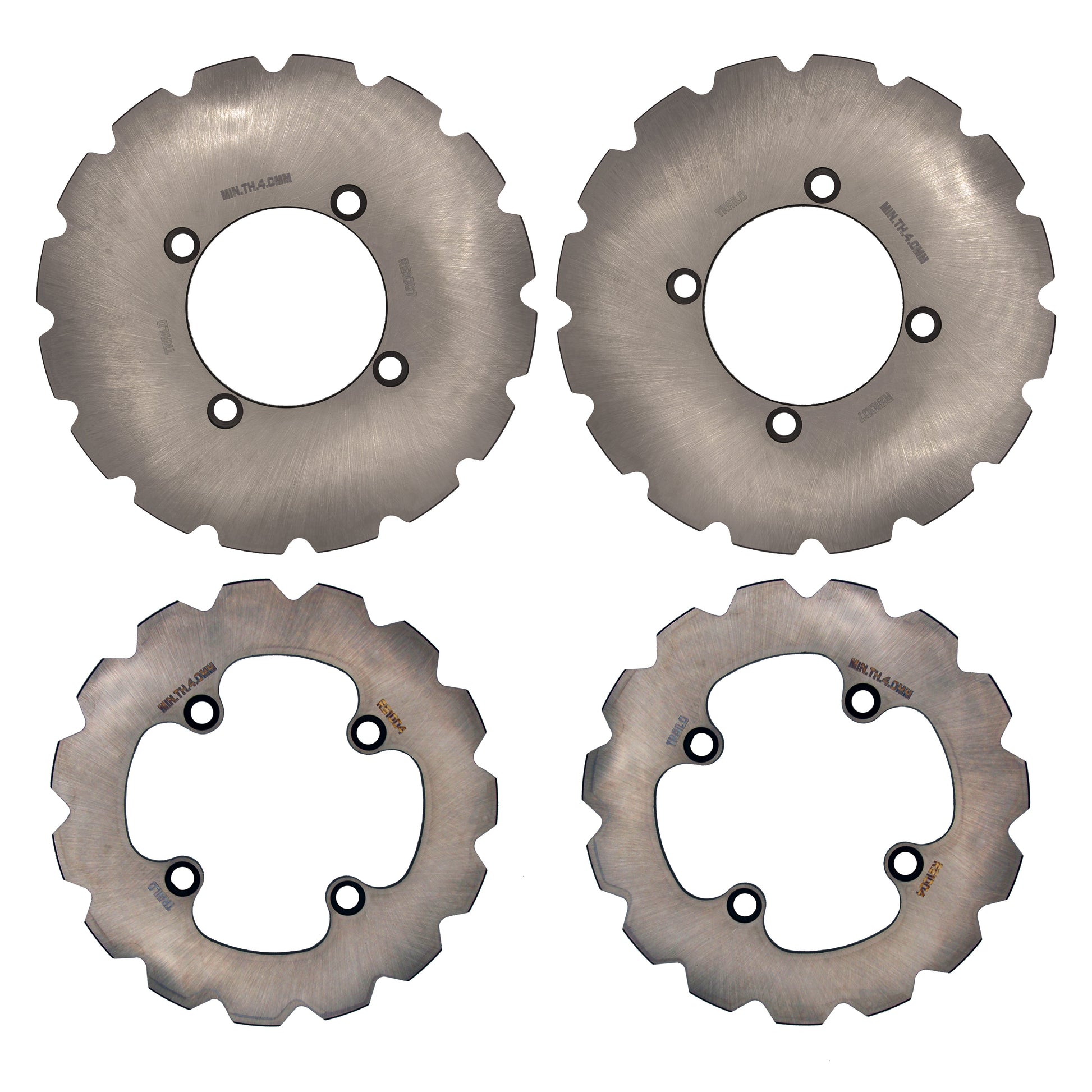 CFMoto UForce 1000 XL/800 XL 2022-2025 Ridge Rider Disc Brake Rotors - Full Vehicle Set (Front & Rear) - Brake Rotors
