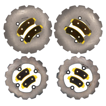 CFMoto UForce 1000 XL/800 XL (6-Seater) 2022-2026 Ridge Rider Rotor and Pad Kit - Brass Pad & Rotor Set - Pad & Rotor