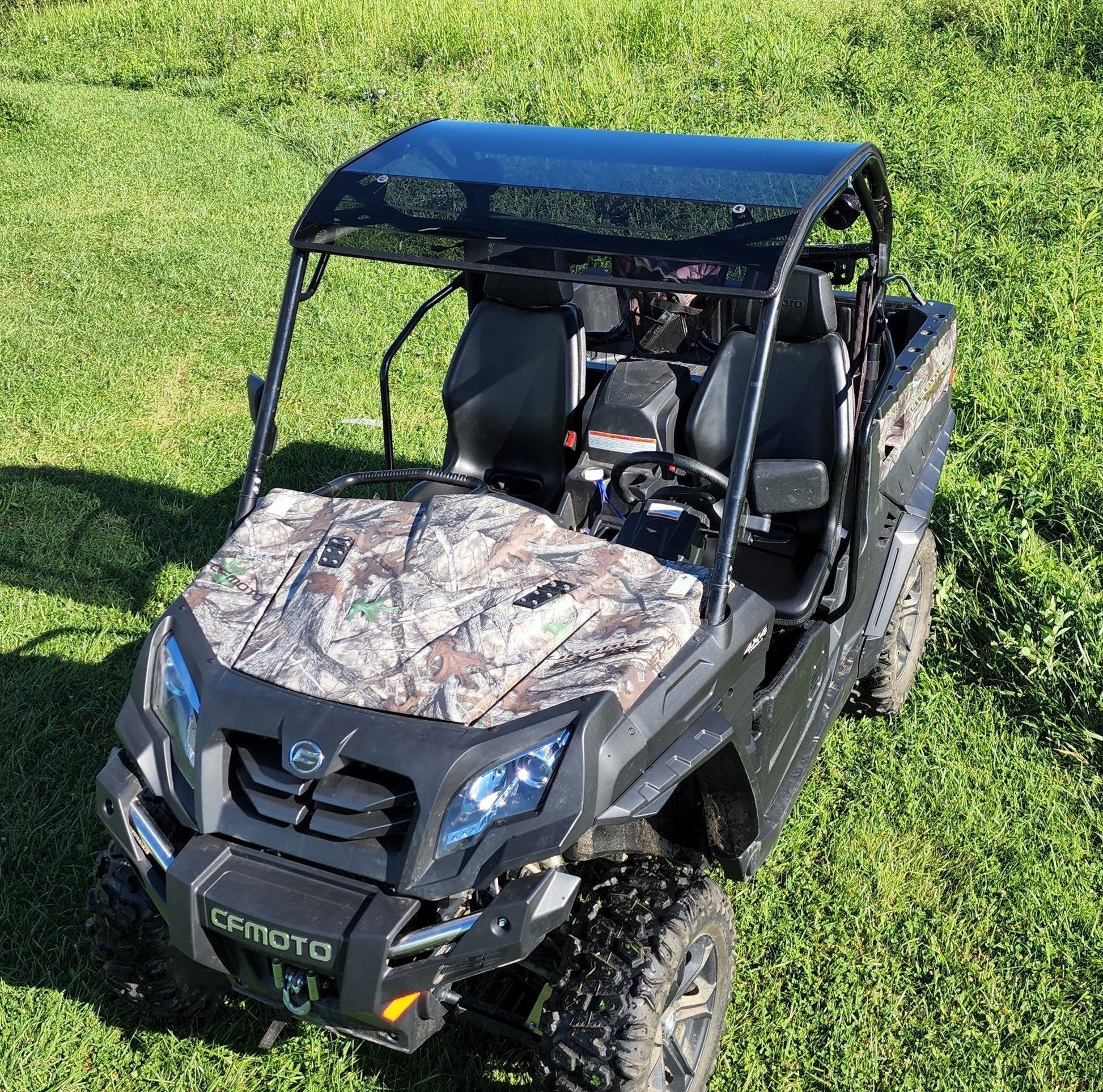 CFMoto UForce 500/800 - 2 Piece Polycarbonate Roof w/Tint Option - Windshields