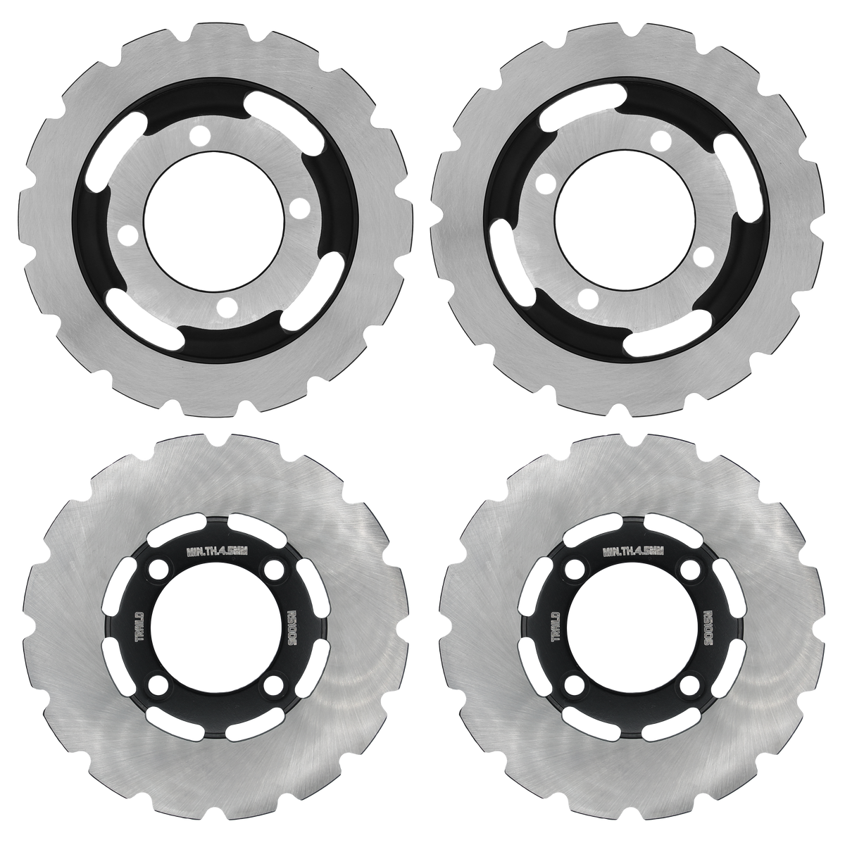 CFMoto UForce 500/800 2018-2022 Ridge Rider Disc Brake Rotors - Full Vehicle Set (Front & Rear) - Brake Rotors