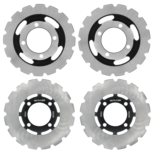 CFMoto UForce 500/800 2018-2022 Ridge Rider Disc Brake Rotors - Full Vehicle Set (Front & Rear) - Brake Rotors