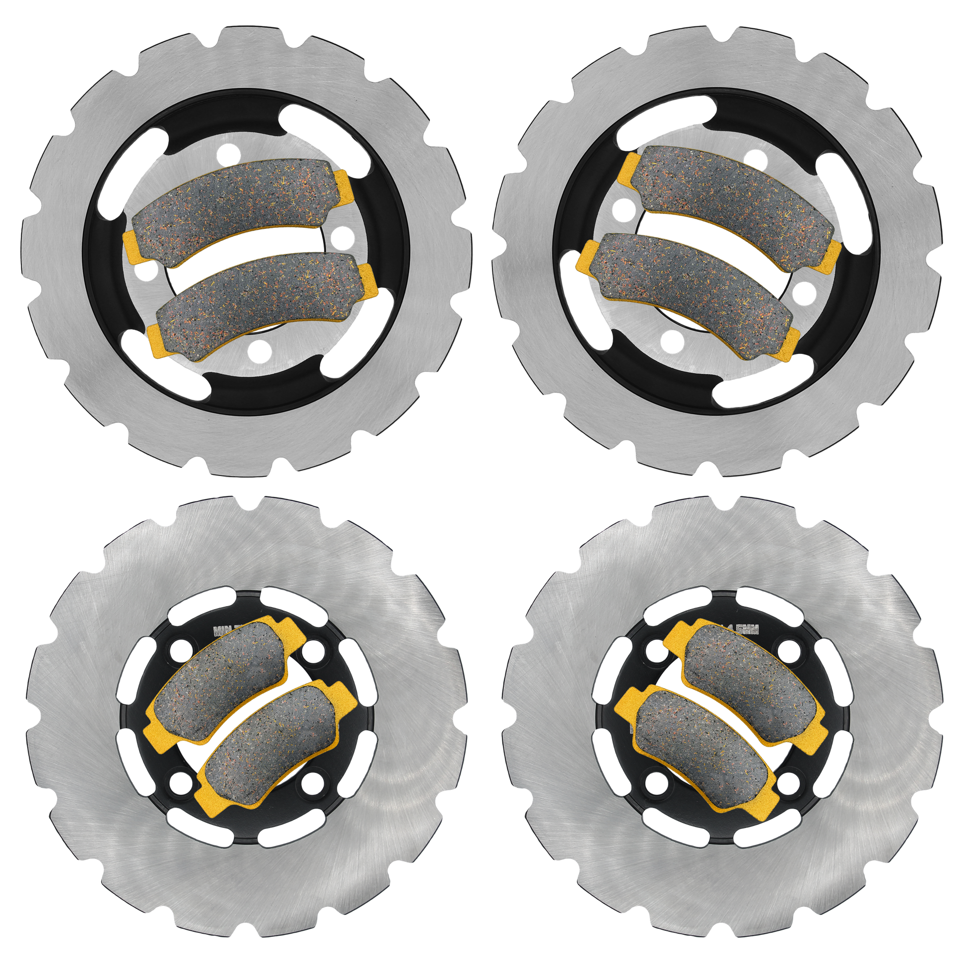 CFMoto UForce 500/800 2018-2022 Ridge Rider Rotor and Brake Pad Kit - Ceramic Pad & Rotor Set - Pad & Rotor Kit