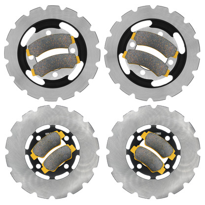 CFMoto UForce 500/800 2018-2022 Ridge Rider Rotor and Brake Pad Kit - Ceramic Pad & Rotor Set - Pad & Rotor Kit