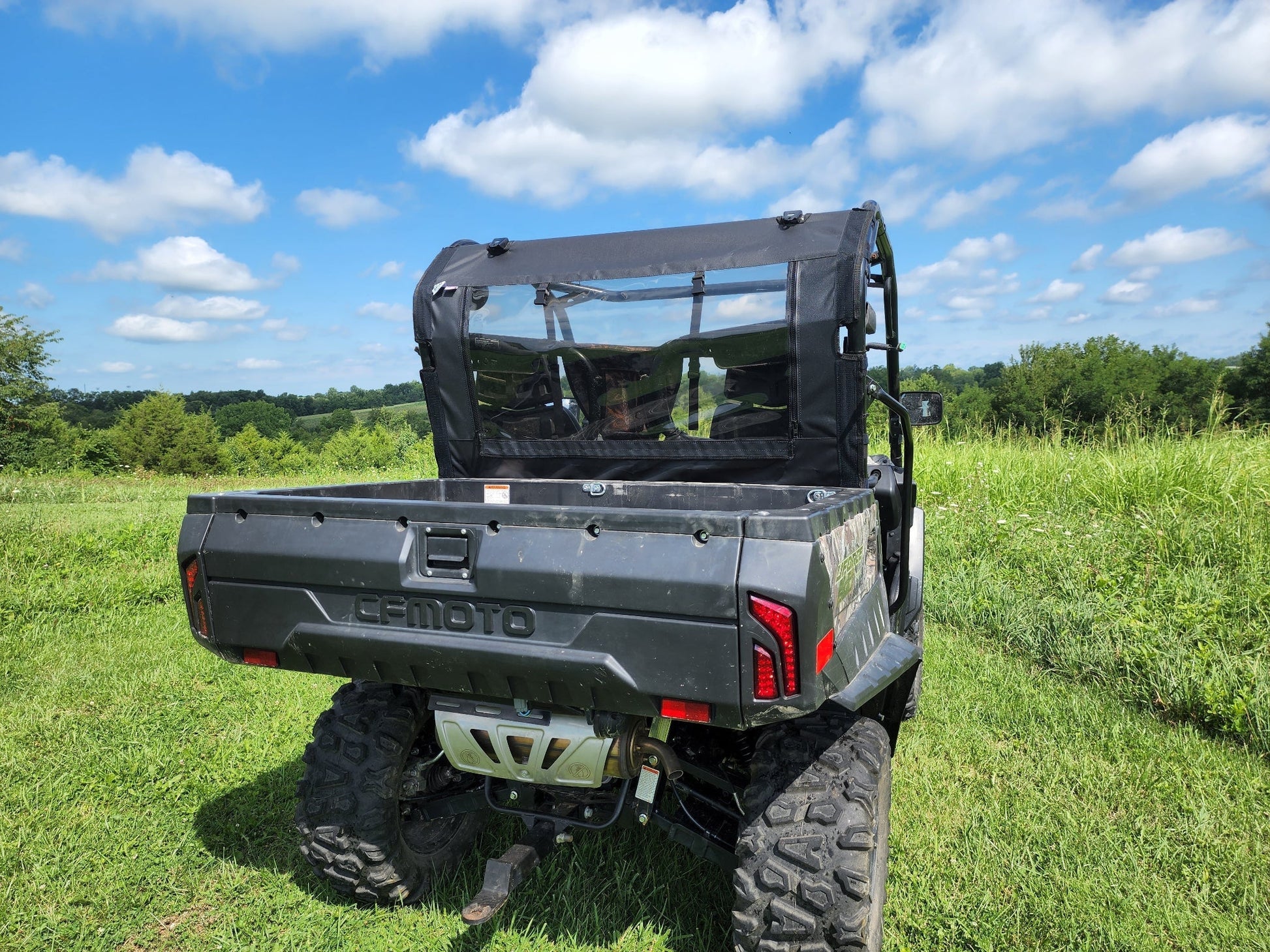 CFMoto UForce 500/800 - Full Cab Enclosure for Hard Windshield (Full Doors) - Full Cab Enclosure