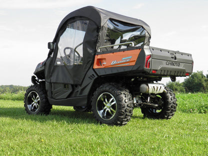 CFMoto UForce 500/800 - Full Cab Enclosure for Hard Windshield (Half Doors) - Full Cab Enclosure