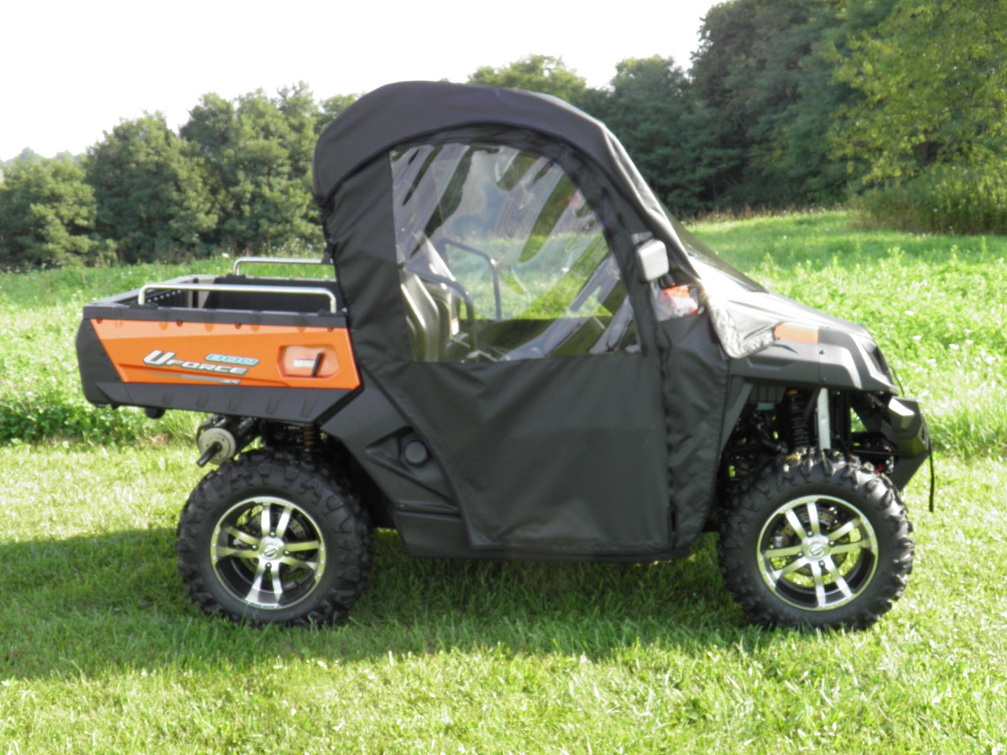 CFMoto UForce 500/800 - Full Cab Enclosure with Vinyl Windshield (Full Doors) - Full Cab Enclosure