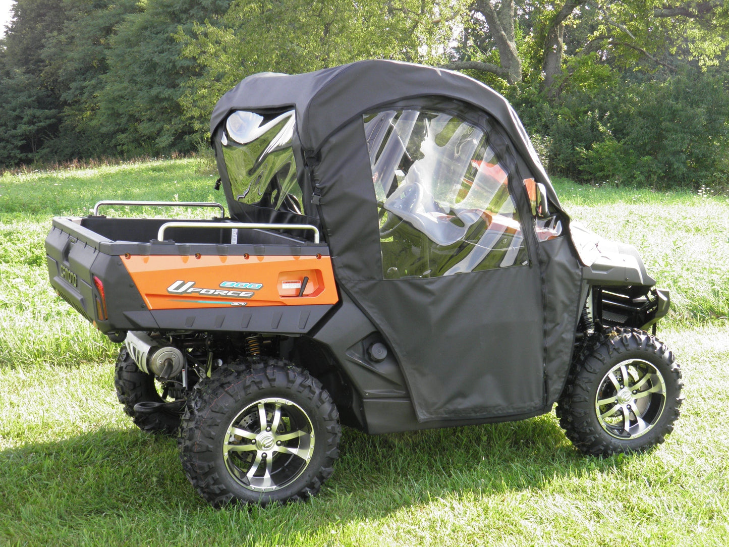 CFMoto UForce 500/800 - Full Cab Enclosure with Vinyl Windshield (Full Doors) - Full Cab Enclosure