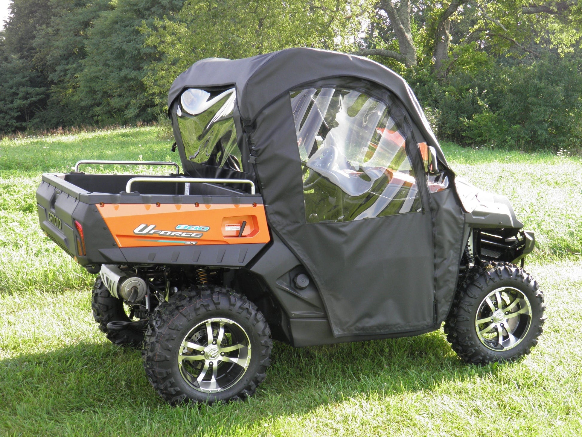 CFMoto UForce 500/800 - Full Cab Enclosure with Vinyl Windshield (Full Doors) - Full Cab Enclosure