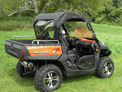 CFMoto UForce 500/800 - Vinyl Windshield/Top/Rear Combo - Windshield/Roof/Back Panel