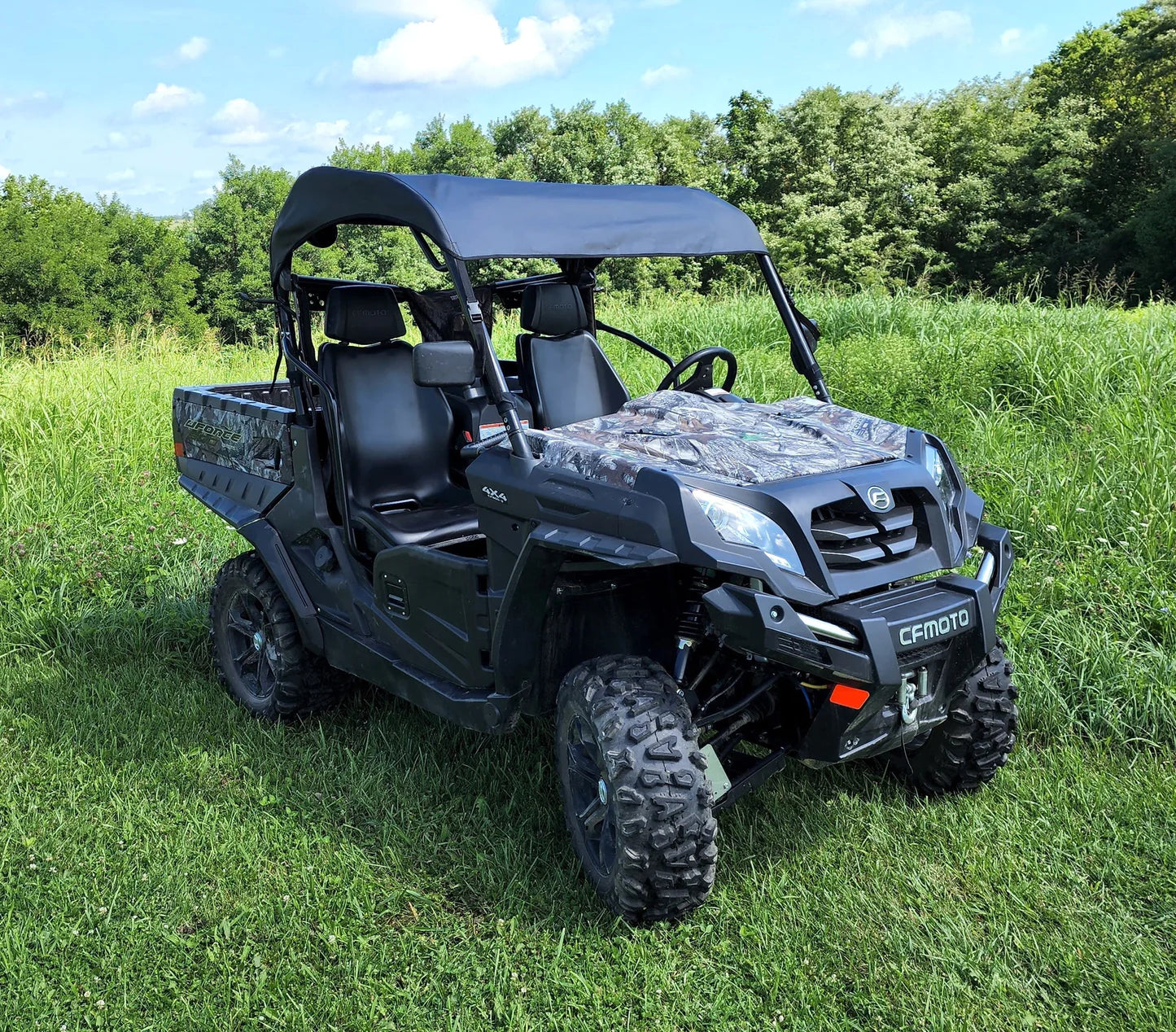 CFMoto UForce 500/800 - Full Cab Enclosure for Hard Windshield (Full Doors)