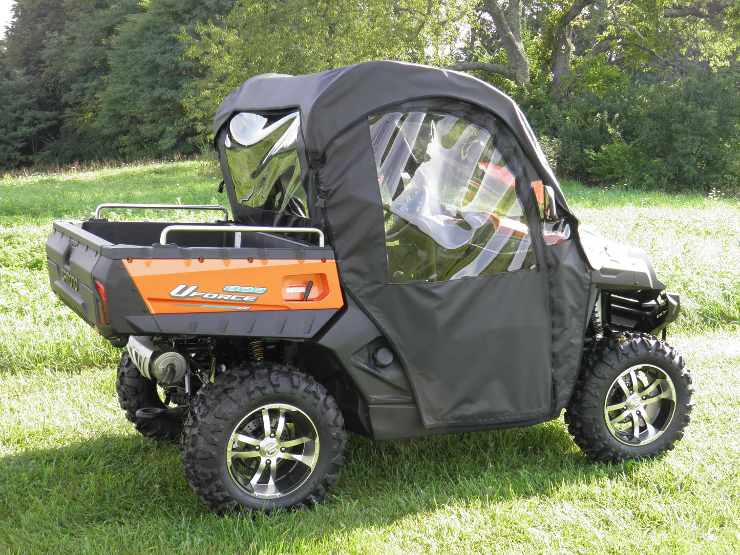 CFMoto UForce 500/800 - Full Cab Enclosure with Vinyl Windshield (Full Doors)