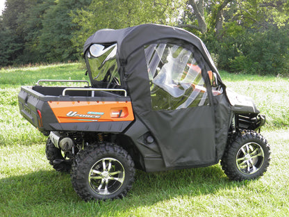 CFMoto UForce 500/800 - Full Cab Enclosure with Vinyl Windshield (Full Doors)