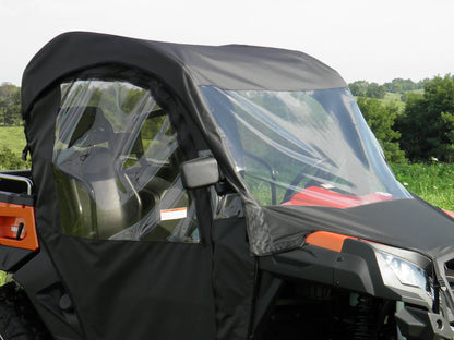 CFMoto UForce 500/800 - Full Cab Enclosure with Vinyl Windshield (Full Doors)