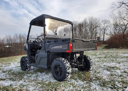 CFMoto UForce 600 - 1 Pc Lexan Back Panel w/Clamp and Vent Options - Windshields