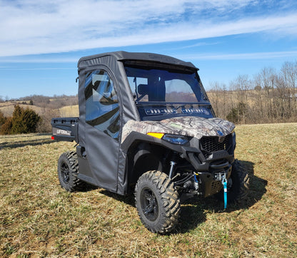 CFMoto UForce 600 - Door/Rear Window Combo w/Color and Zip Window Options - Full Door/Back Panel