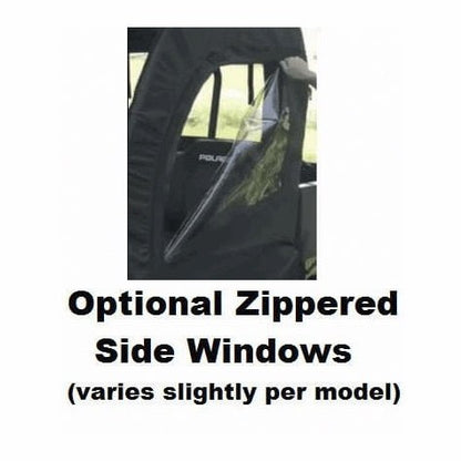 CFMoto UForce 600 - Soft Doors w/Color and Zip Window Options - Full Door