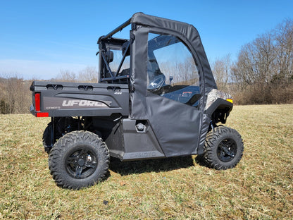 CFMoto UForce 600 - Soft Doors w/Color and Zip Window Options - Full Door