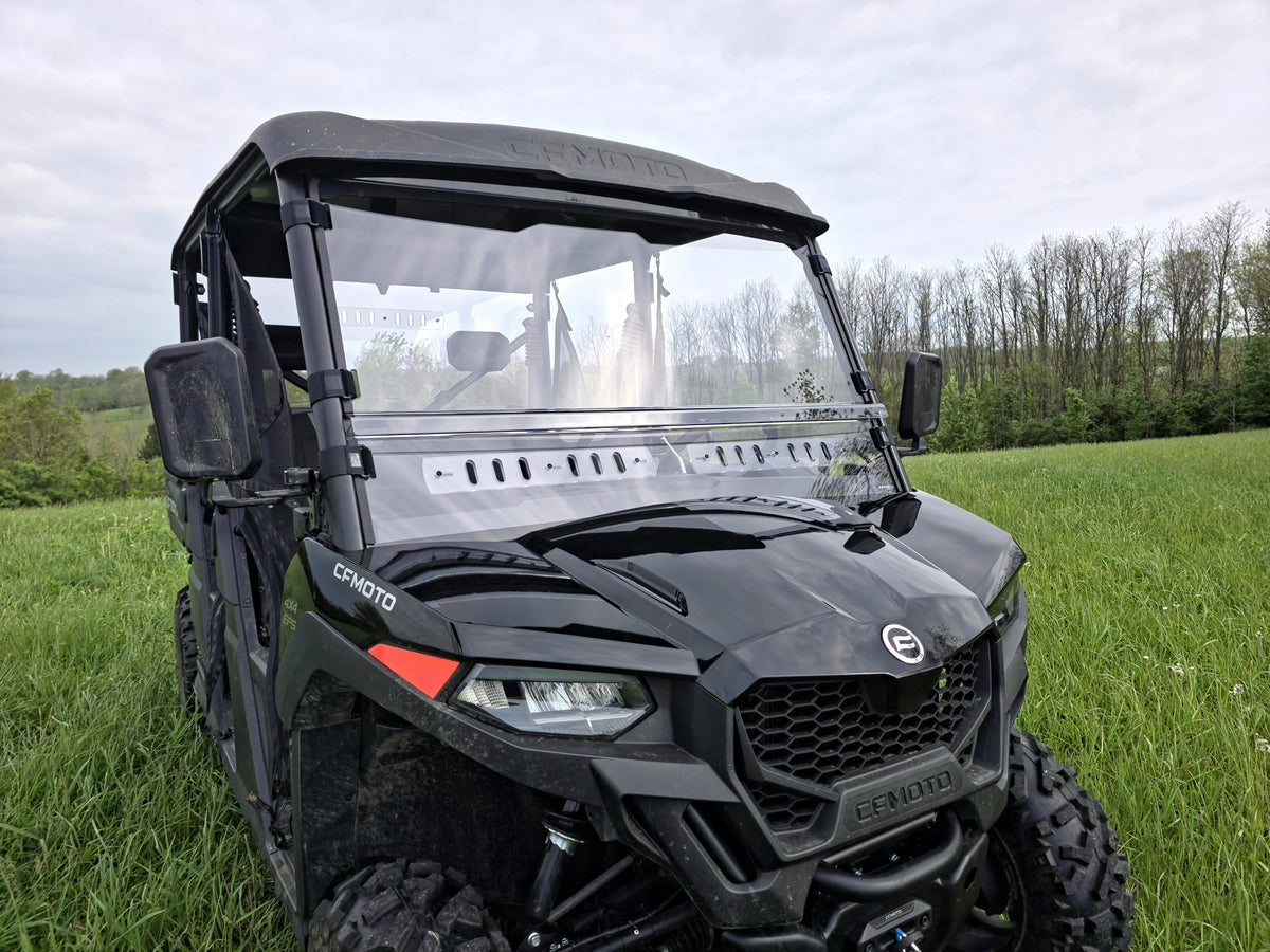 CFMoto UForce 800 XL- 2 Pc General-Purpose Windshield with Vent and Clamp Options - Windshields