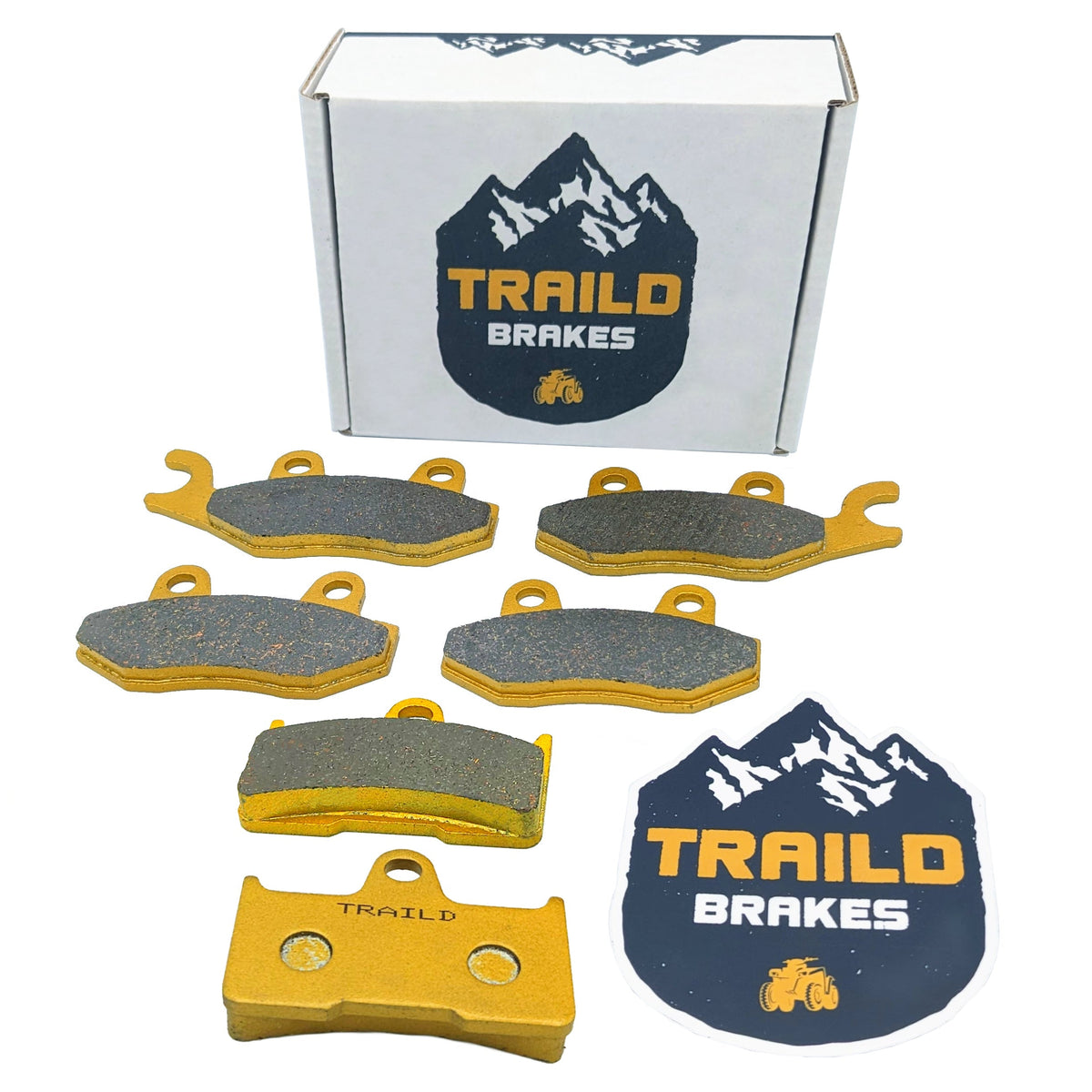 CFMoto UFORCE Rancher 500/600 2011-2014 Ceramic Brake Pad Set - Vehicle Parts & Accessories