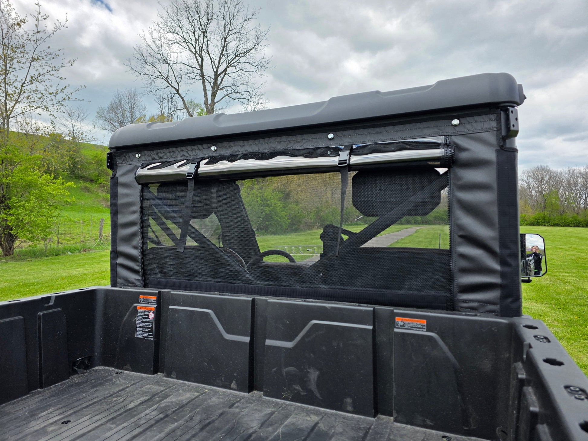 CFMoto UForce U10 Pro/U10 XL Pro - Soft Back Panel with Mesh/Vinyl Window - Back Panel