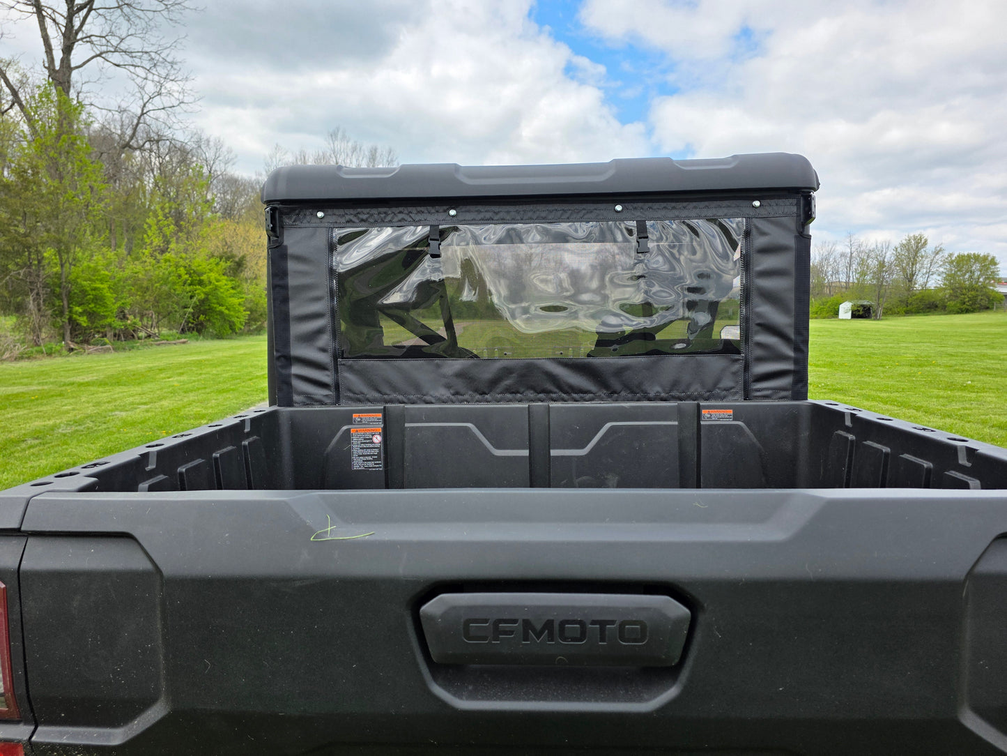 CFMoto UForce U10 Pro/U10 XL Pro - Soft Back Panel with Mesh/Vinyl Window - Back Panel