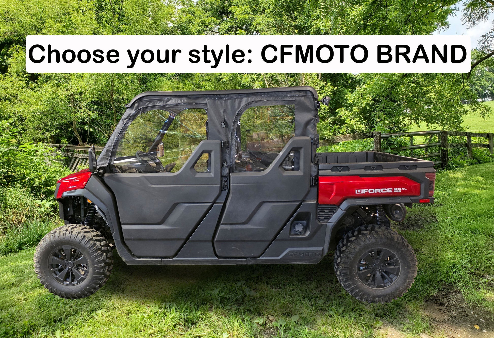 CFMoto UForce XL Pro-Upper DoorsRear Combo - Upper Door/Back Panel