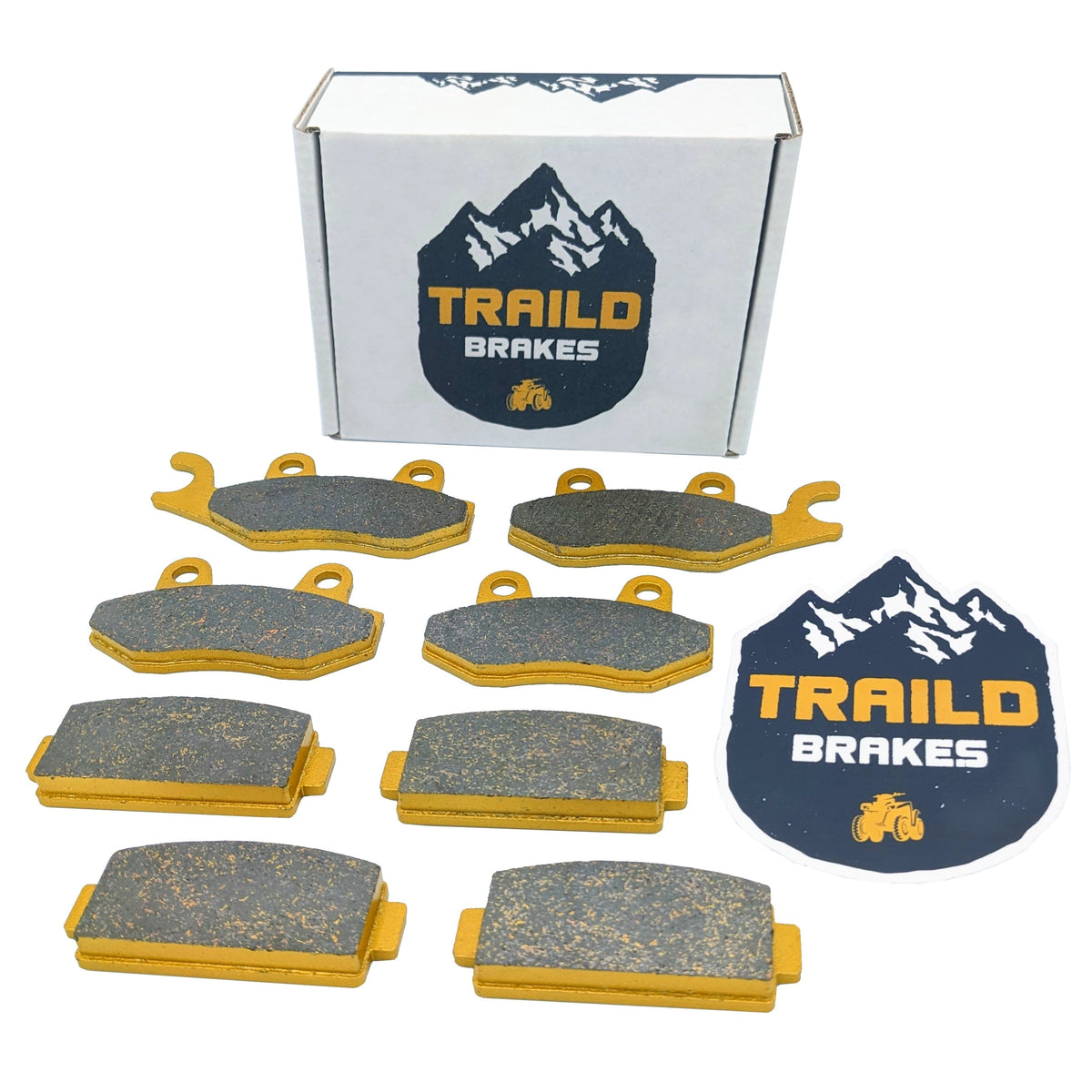 CFMoto ZFORCE 500/600/Z6/800/Z8 2011-2017 Ceramic Brake Pad Set - Vehicle Parts & Accessories