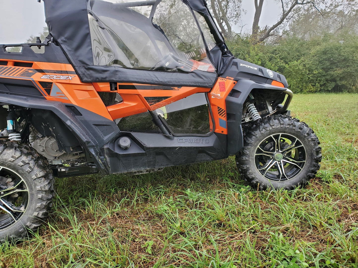 CFMoto ZForce 500/800/1000 - Full Cab Enclosure for Hard Windshield (Half Doors) - Full Cab Enclosure