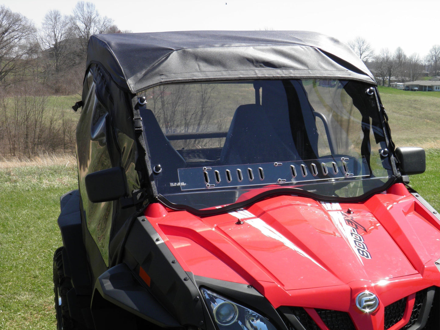 CFMoto ZForce 500/800/1000 - Full Cab Enclosure for Hard Windshield (Half Doors) - Full Cab Enclosure
