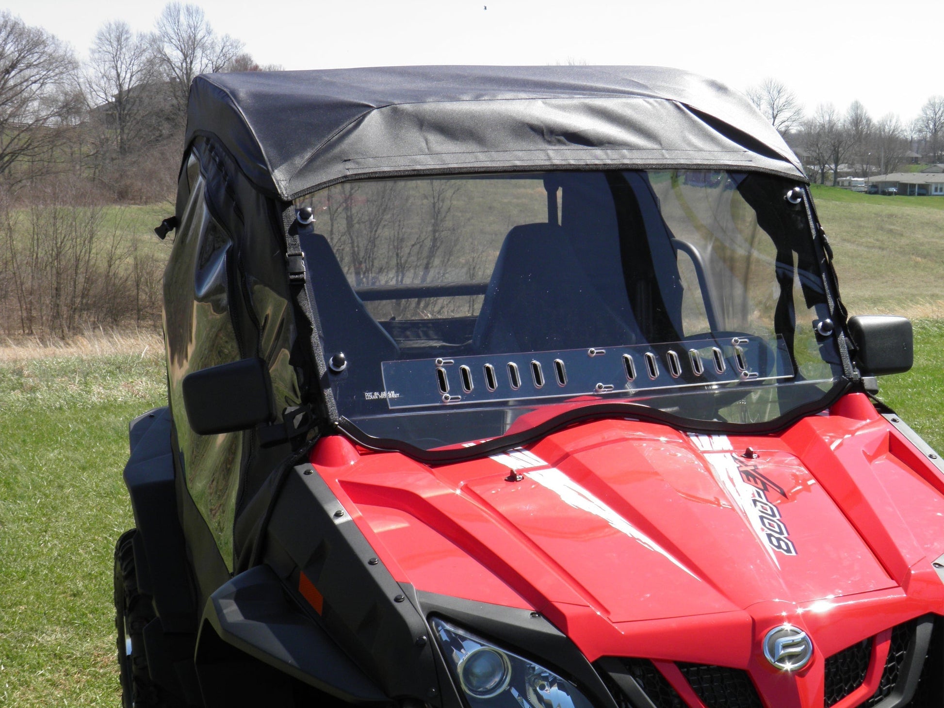CFMoto ZForce 500/800/1000 - Full Cab Enclosure for Hard Windshield (Half Doors) - Full Cab Enclosure
