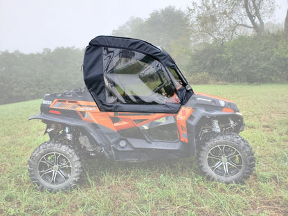 CFMoto ZForce 500/800/1000 - Full Cab Enclosure for Hard Windshield (Half Doors) - Full Cab Enclosure