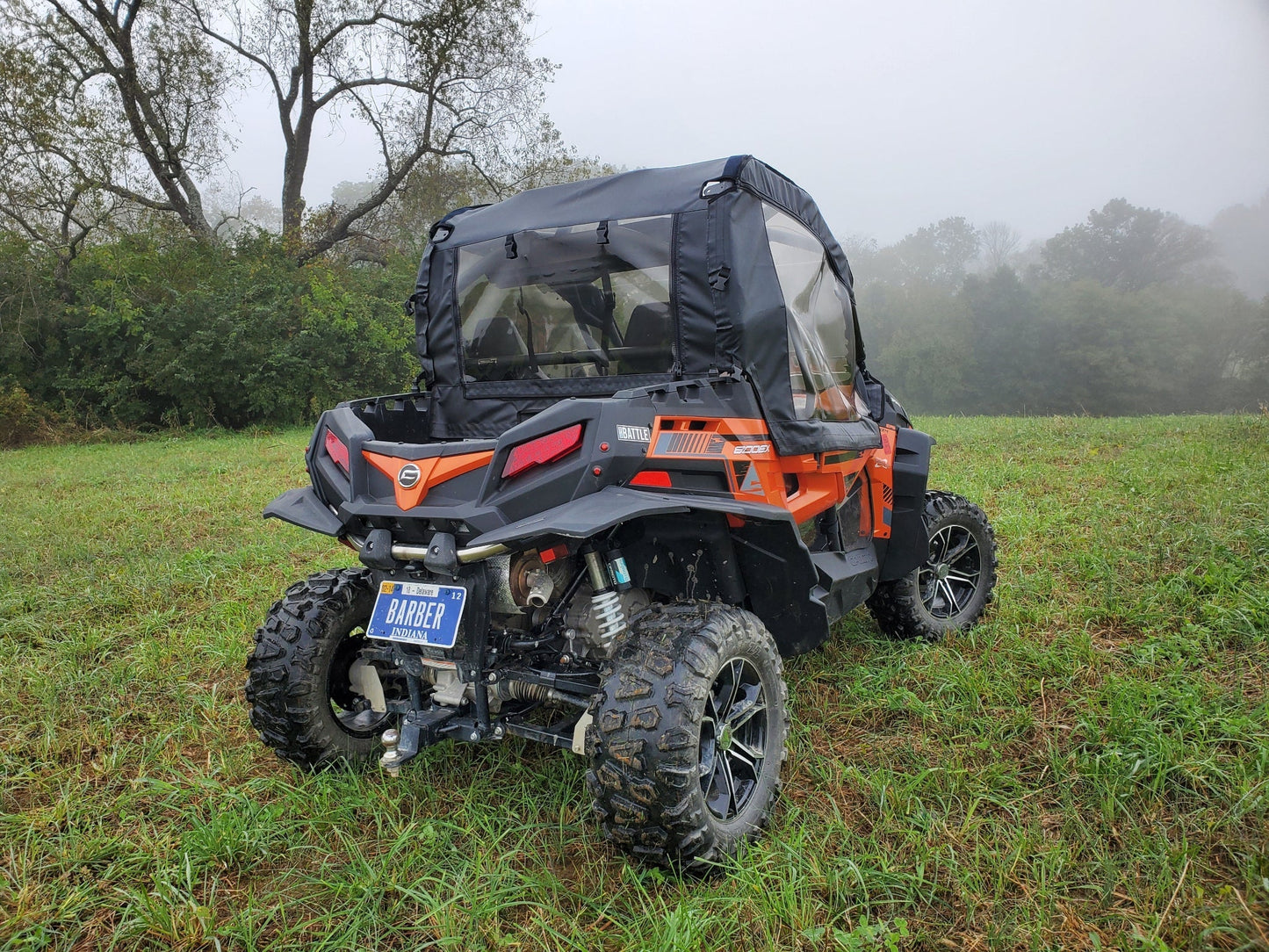 CFMoto ZForce 500/800/1000 - Full Cab Enclosure for Hard Windshield (Half Doors) - Full Cab Enclosure