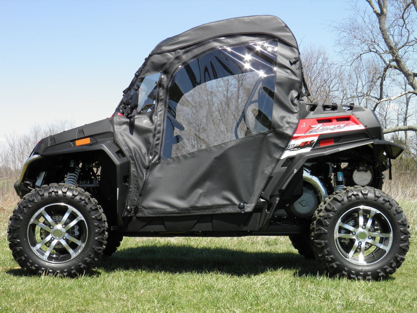 CFMoto ZForce 500/800/1000 - Full Cab Enclosure for Hard Windshield (Full Doors) - Full Cab Enclosure