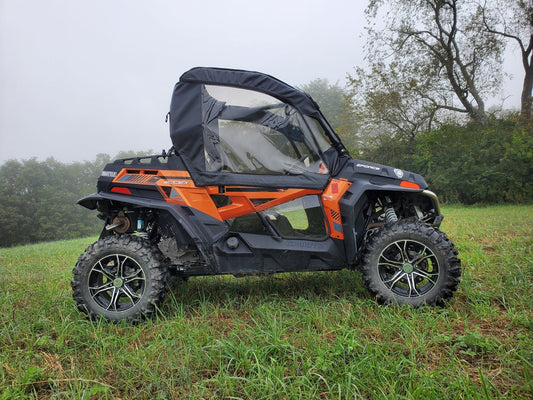 CFMoto ZForce 500/800/1000 - Full Cab Enclosure for Hard Windshield (Half Doors) - Full Cab Enclosure