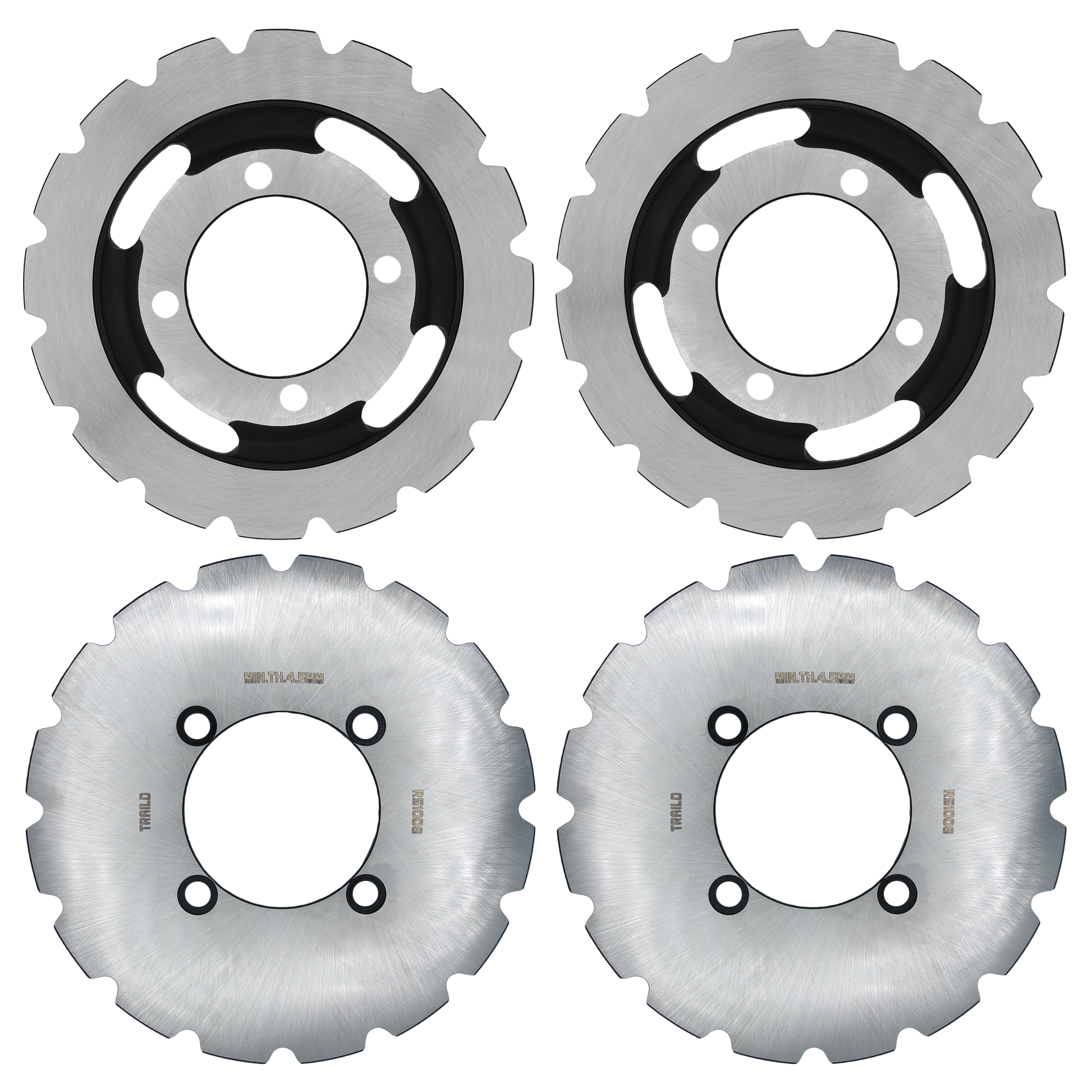CFMoto ZForce 500/800 2018-2022 Ridge Rider Disc Brake Rotors - Full Vehicle Set (Front & Rear) - Brake Rotors