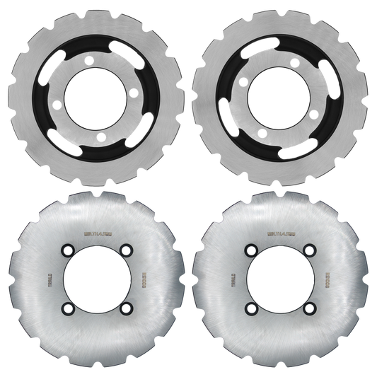 CFMoto ZForce 500/800 2018-2022 Ridge Rider Disc Brake Rotors - Full Vehicle Set (Front & Rear) - Brake Rotors