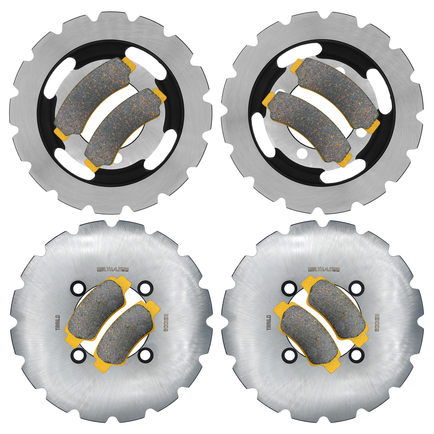 CFMoto ZForce 500/800 2018-2022 Ridge Rider Rotor and Pad Kit - Ceramic Pad & Rotor Set - Pad & Rotor Kit
