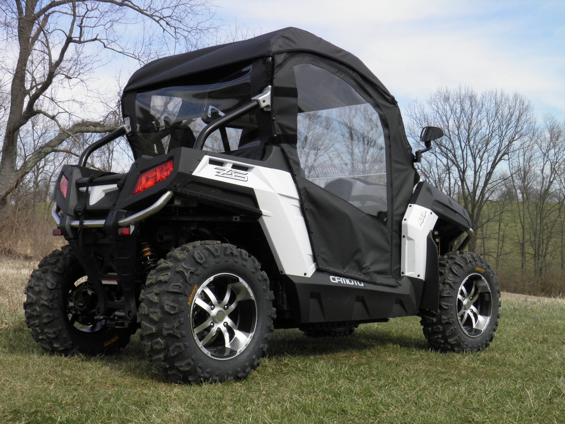 CFMoto ZForce 600 - Full Cab Enclosure for Hard Windshield - Full Cab Enclosure