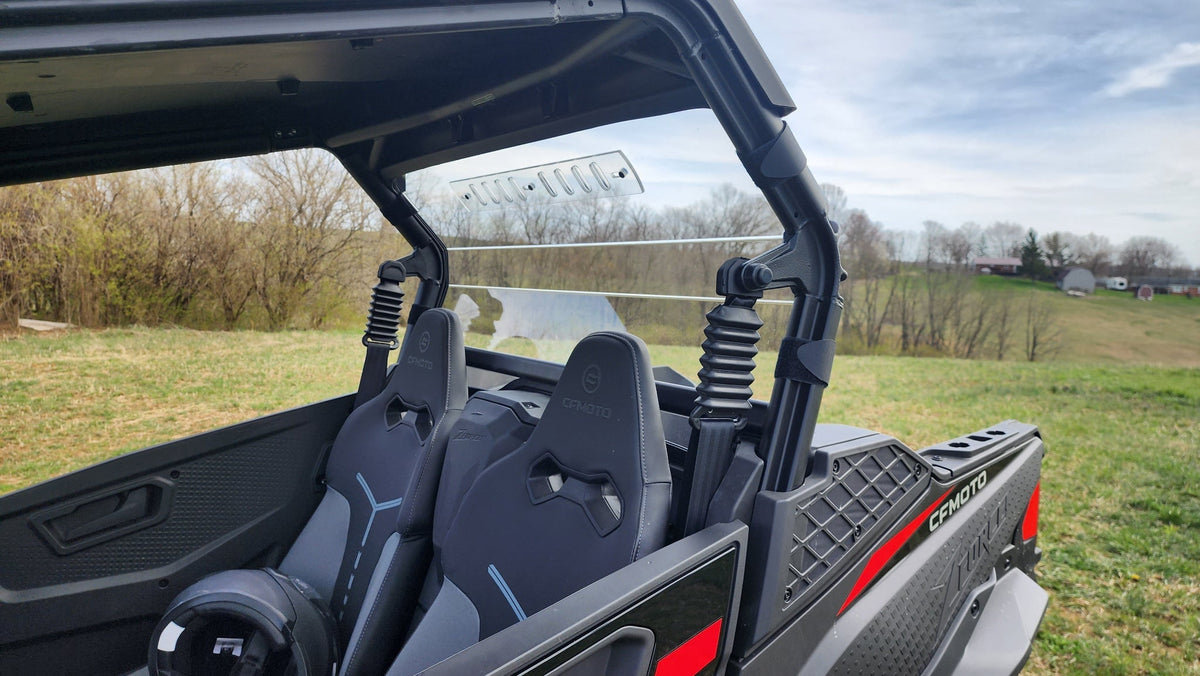CFMoto ZForce 800 Trail/950 Sport & Trail - 1 Piece Lexan Back Panel - Windshields