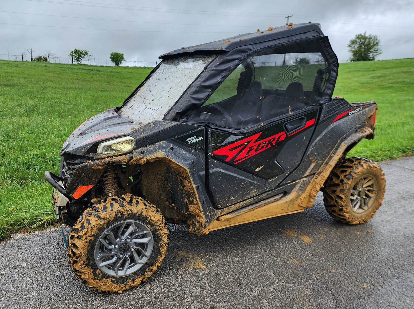 CFMoto ZForce 800 Trail/950 Trail & Sport - Upper Doors with Mesh Windows - Upper Door