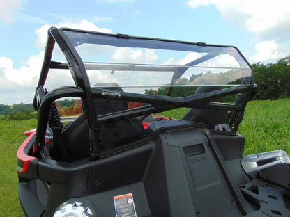 CFMoto ZForce 950 - 1 Piece Lexan Back Panel w/Tint Clamp and Vent Options - Windshields