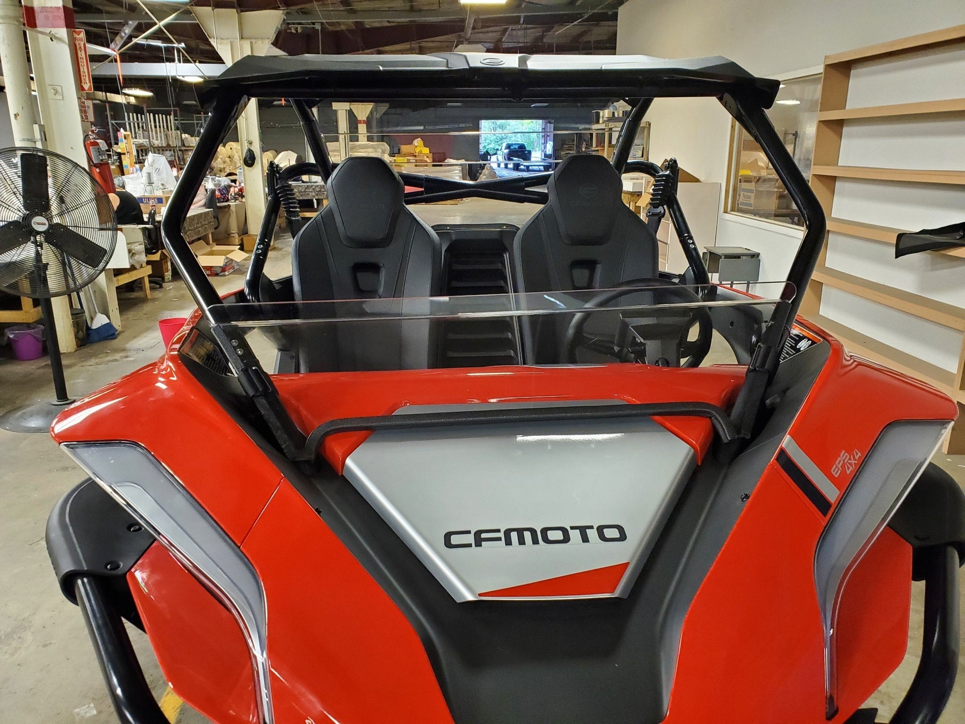 CFMoto ZForce 950 - Half Windshield w/Hard Coat and Tint Options - Enclosures