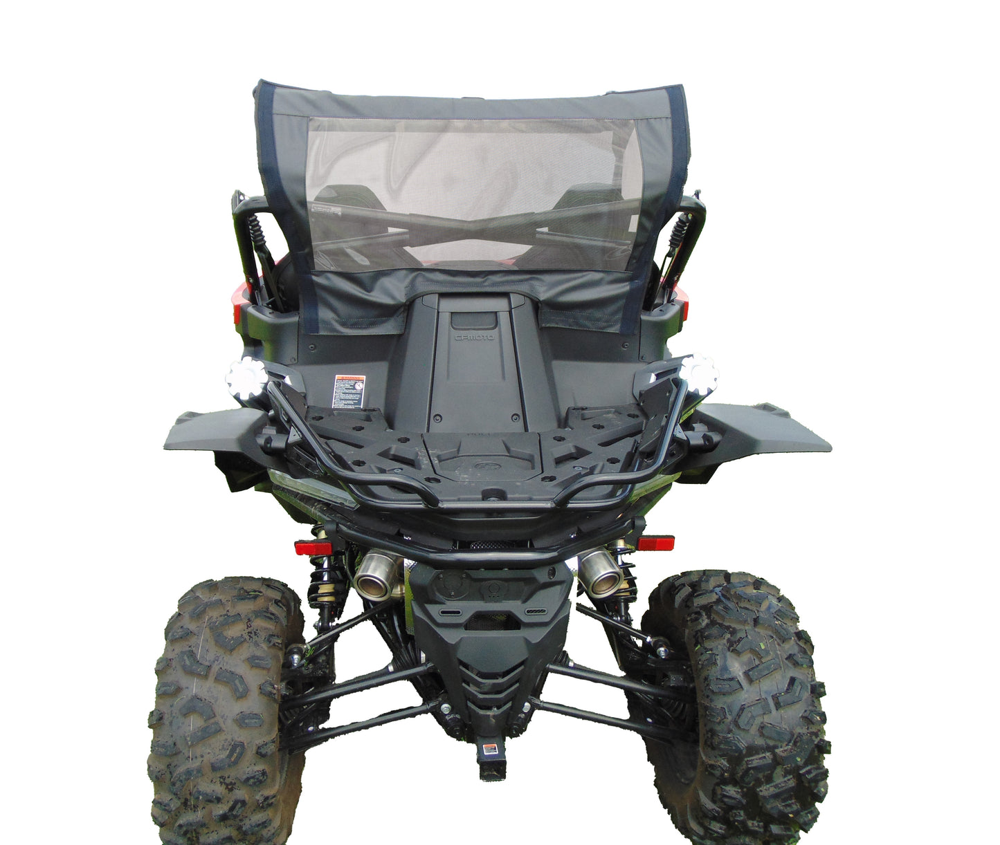 CFMoto ZForce 950 - Rear Panel with Mesh Window - Back Panel