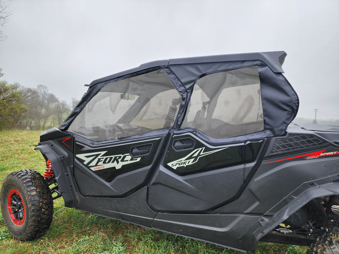 CFMoto ZForce Sport 4 - Upper Doors with Mesh Windows - Upper Door