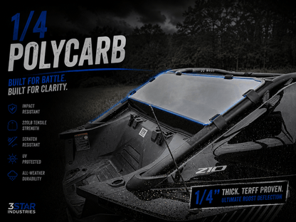 CFMoto ZForce Z10/Z10-4 Rear Windshield - Windshields