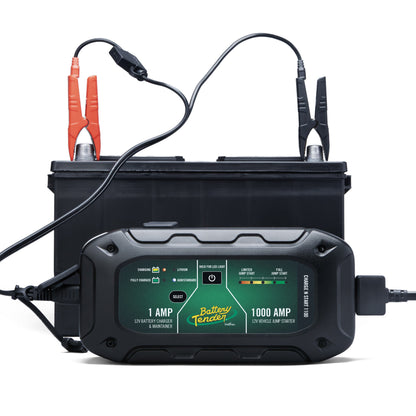 Charge N Start 1100, 1 Amp Battery Charger & 1000 Amp Jump Starter - Battery