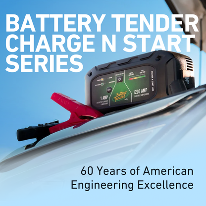 Charge N Start 4120, 4 Amp Battery Charger & 1200 Amp Jump Starter - Battery